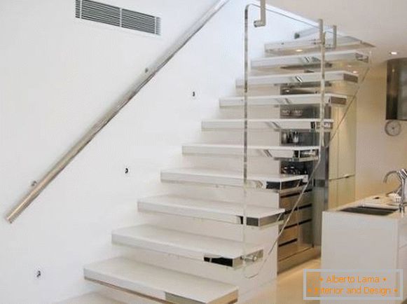 Prekrasne stepenice u kući - fotografije stupnjeva i rukohvata