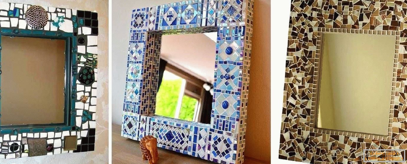 Okviri za ogledalo iz mozaika