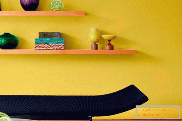 Akrilna boja za zidove i stropove u dizajnu stana