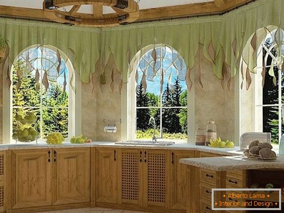 kuhinjski dizajn s prozorom zaljeva, slika 24