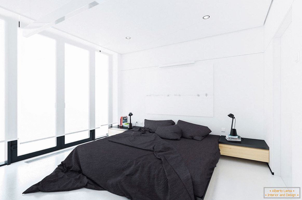 Spavaća soba в стиле минимализм