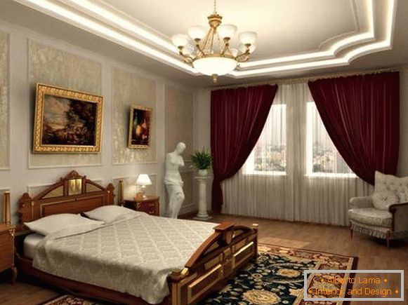 klasični lusteri za spavaću sobu, fotografija 19