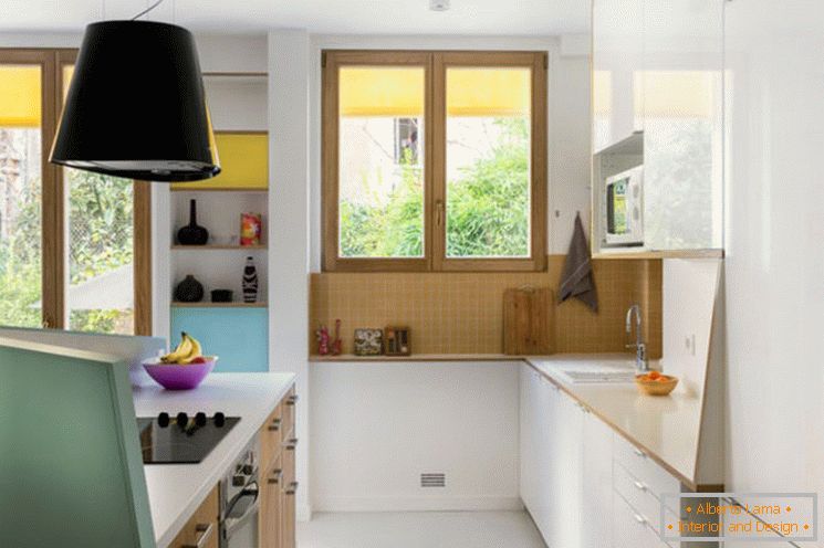 Ideja kuhinjskog interijera za male apartmane iz MAEMA arhitekata