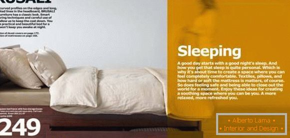 Krevet s katalozom palete IKEA 2015