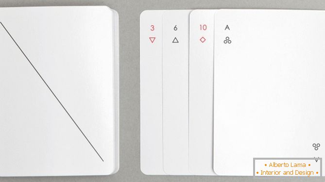 IOLA minimalističke igraće karte od Joea Douceta