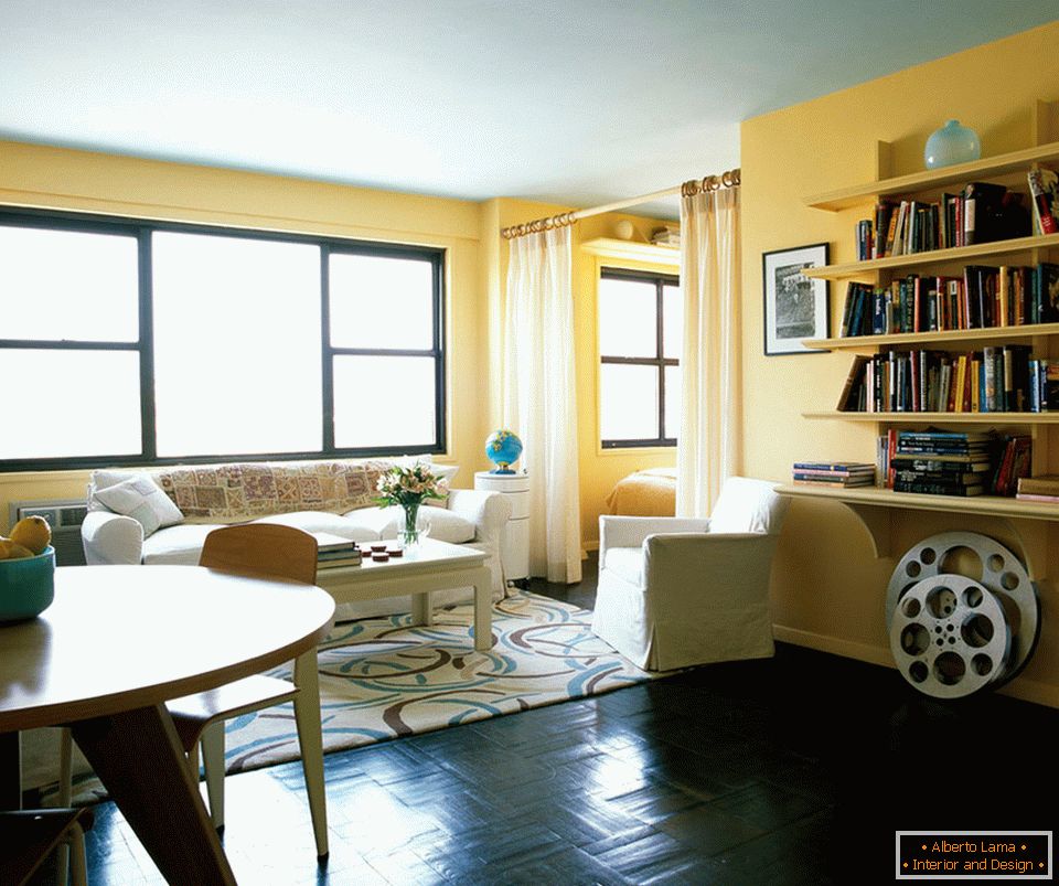 Interijer apartmana za djevojku u New Yorku