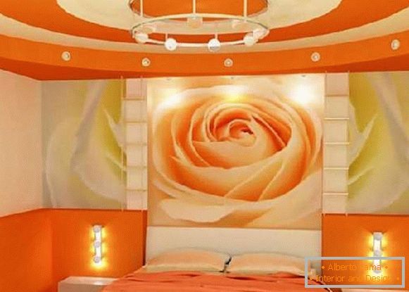 boja rastezana strop u spavaćoj sobi, slika 17