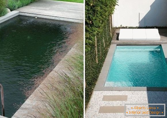 Betonski bazeni i uređenje okoliša na fotografiji