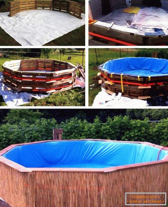 Izrada bazena za ljetnu rezidenciju ili dvorište s vlastitim rukama