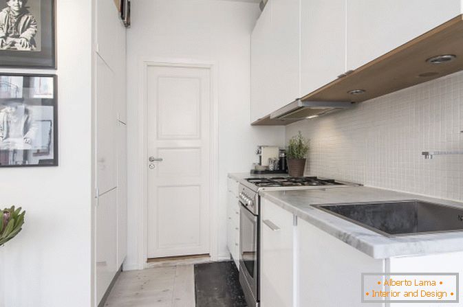Kuhinjski apartman-studio u skandinavskom stilu
