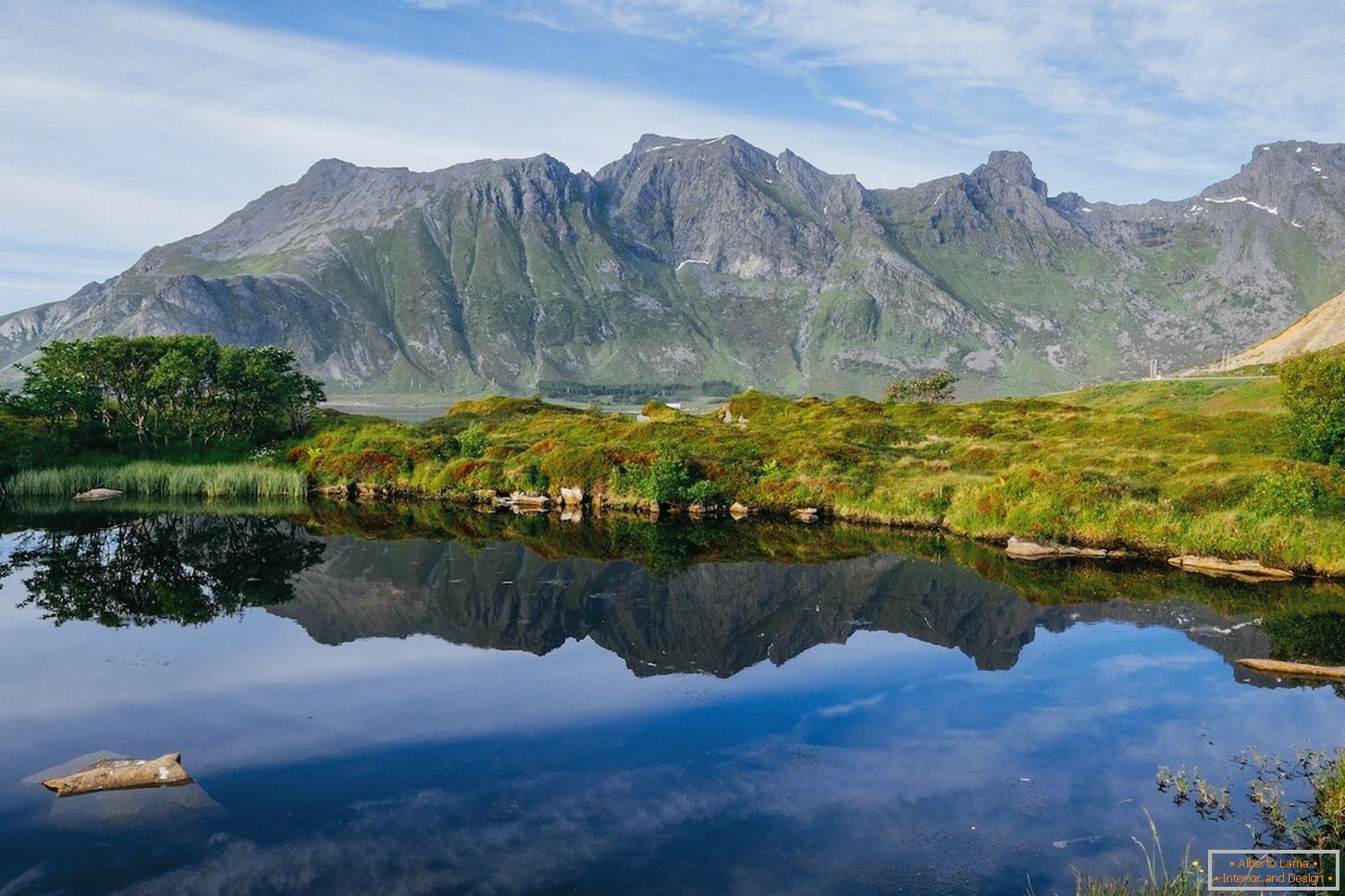Šareni krajolik prirode u Norveškoj