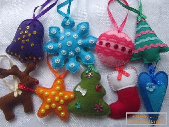 jednostavne novogodišnje igračke od tkanine vlastitim rukama, fotografija 6