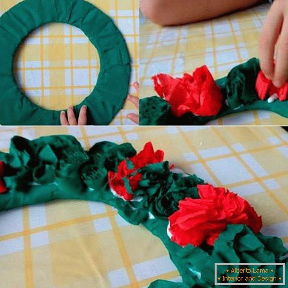 Novogodišnje igračke izrađene od valovitog papira s vlastitim rukama, slika 21