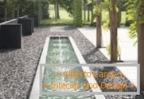 Raspored modernog vrta с бассейном