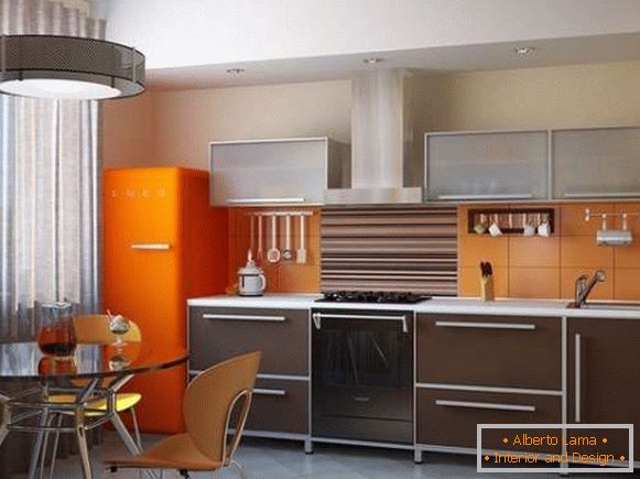 Moderna interijera blagovaonice kuhinja u privatnoj kući