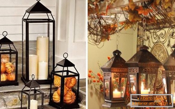 Jesen dekor - same svjetiljke