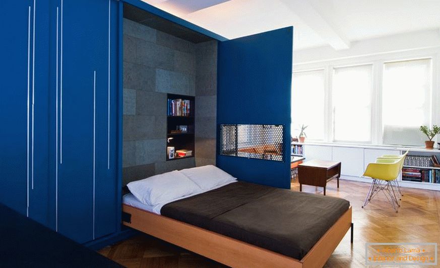Sklopivi krevet u dizajnu malog stana