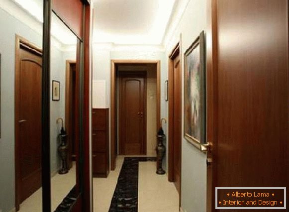 hodnik u uskom koridoru s odjeljkom ormar, slika 20