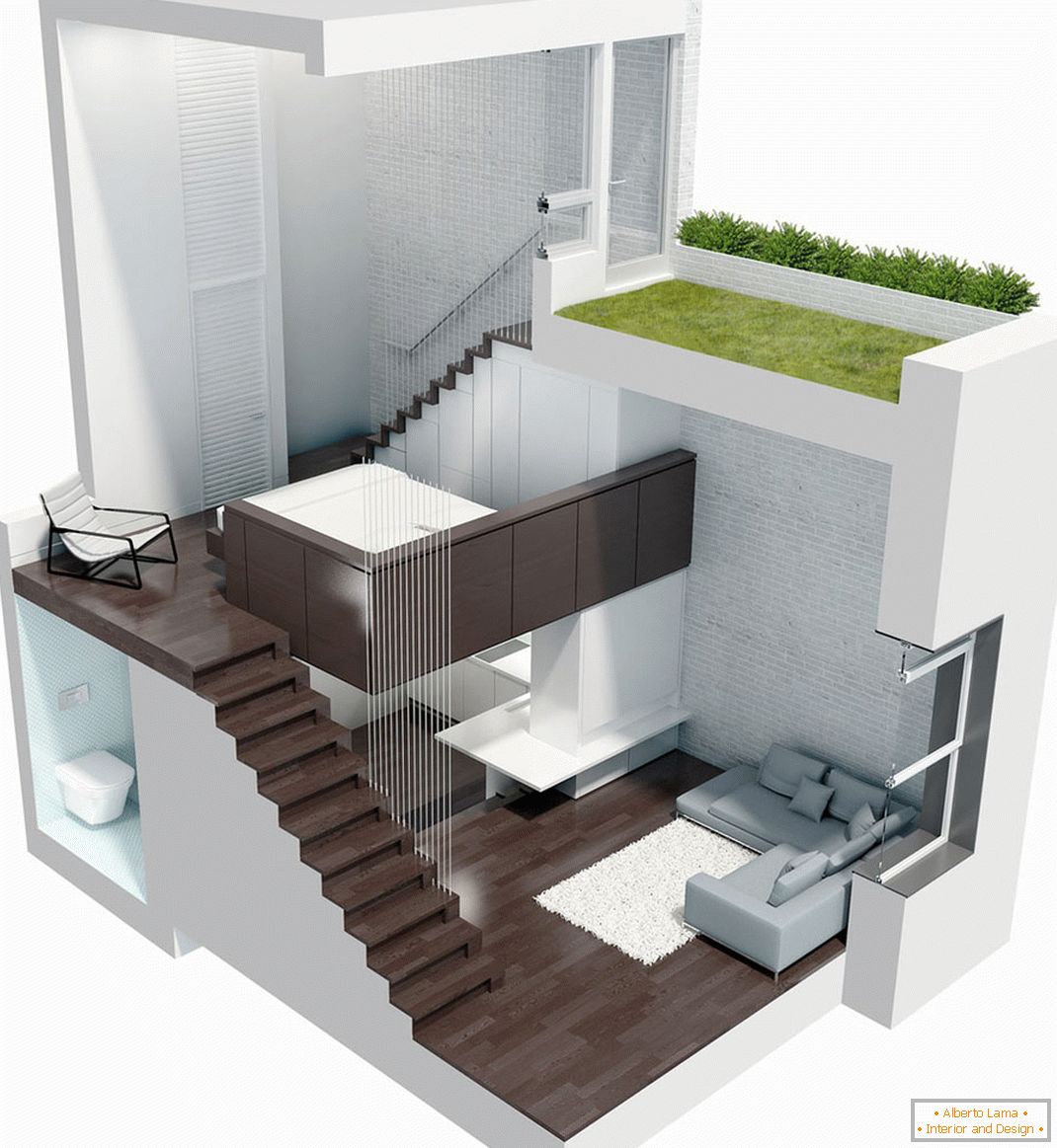 Moderni dizajn malog stana