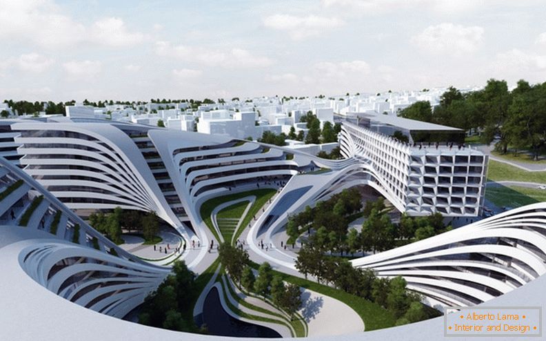 Projekt Beko Masterplan od arhitekta Zaha Hadida