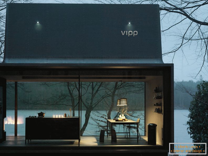 Маленький двухэтажный домик для отпуска Vipp sklonište