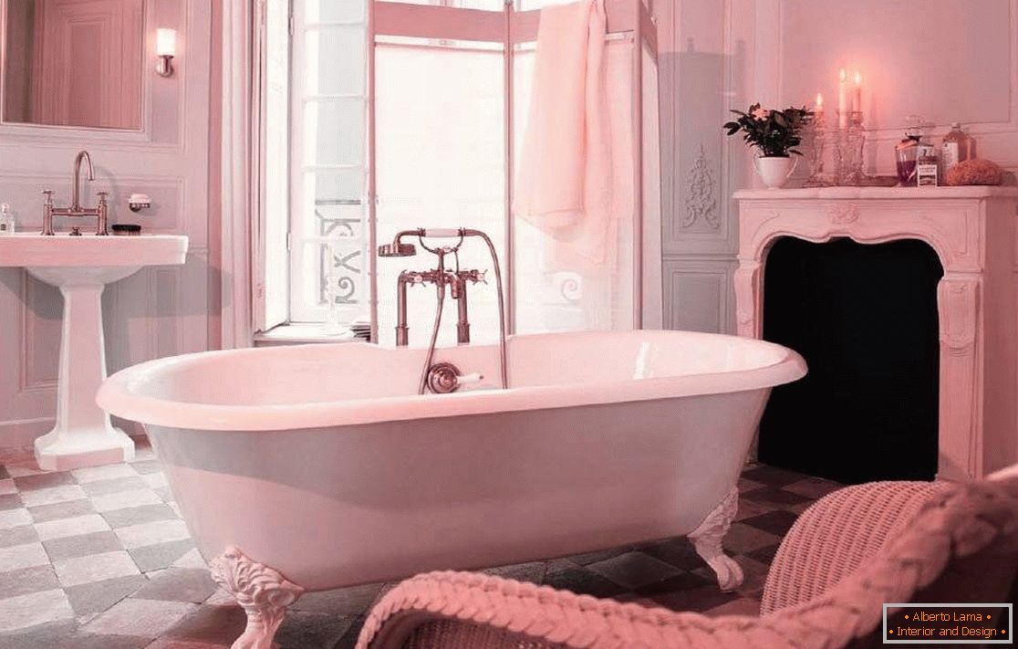 Luksuzna kupaonica u ružičastim bojama