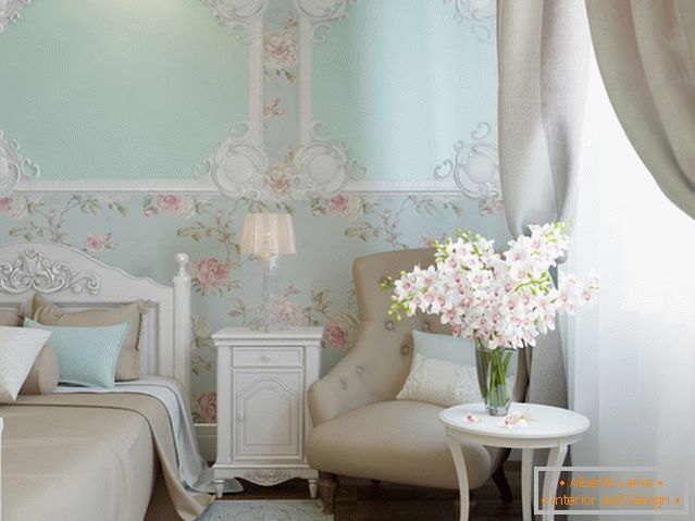 Šarmantni stil Provence u uređenju spavaće sobe