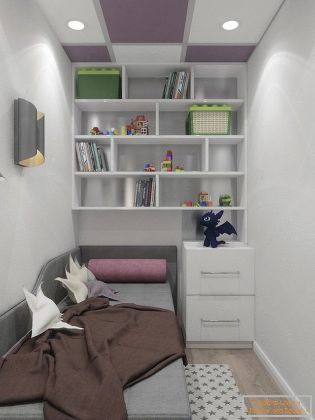 Moderni dizajn male dječje sobe