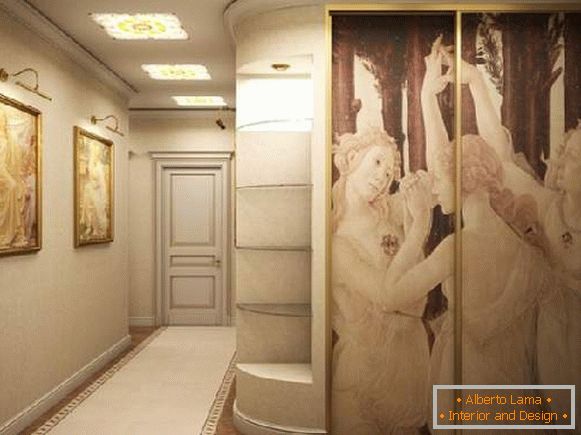 ormar u klasičnom stilu u hodniku, fotografija 38