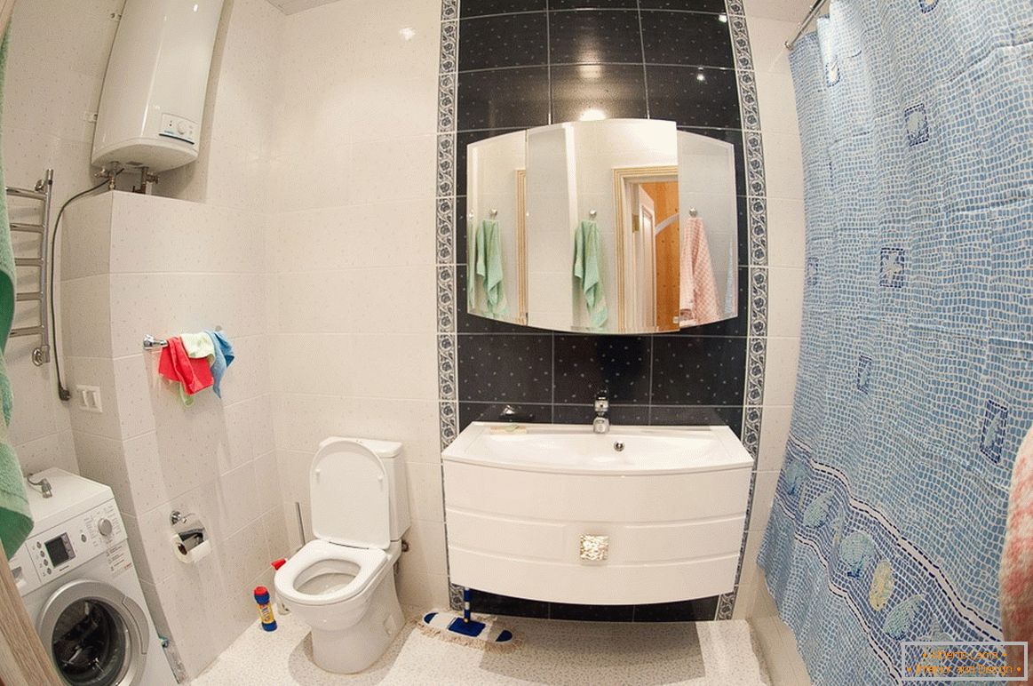 Interijer male kombinirane kupaonice