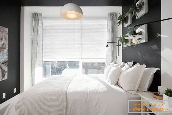 Prozirne zavjese u spavaćoj sobi - moderni dizajn fotografija 2016