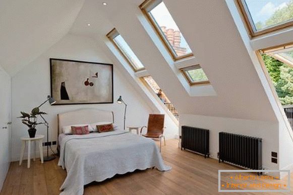 Moderni dizajn spavaće sobe u skandinavskom stilu