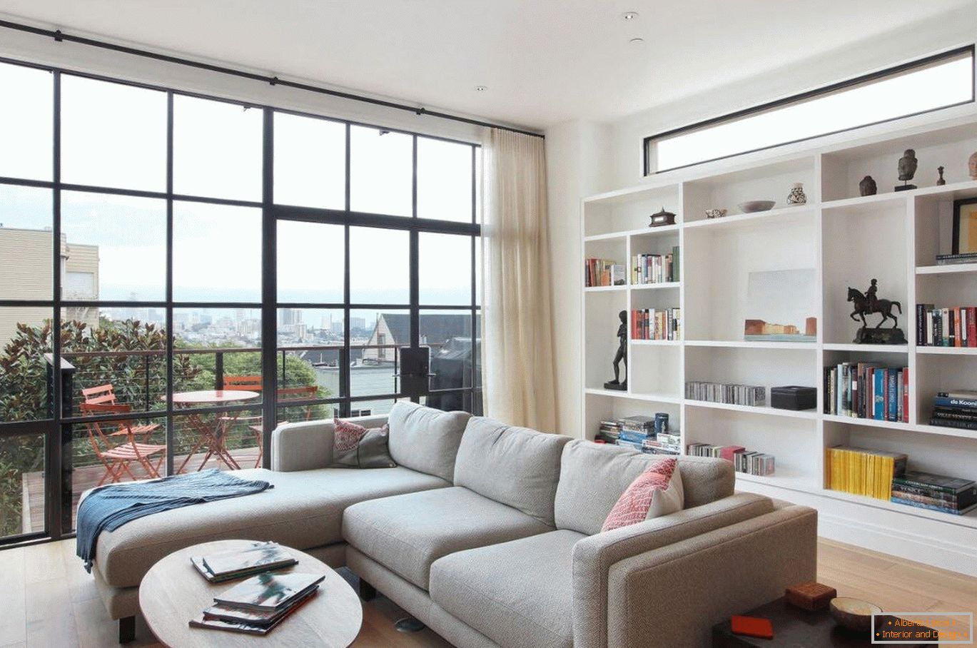 Panoramska glazura u modernim apartmanima