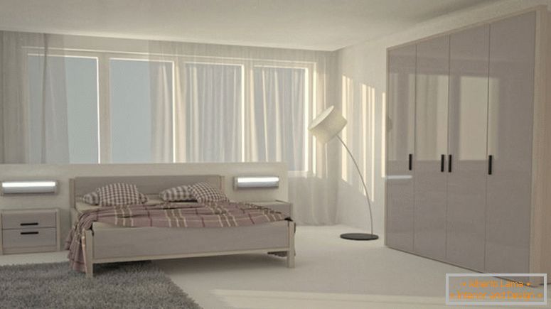 Spavaća soba u stilu minimalizma - 70 fotografija izvornog