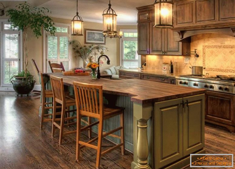 Stil zemlje u unutrašnjosti - fotografije najboljih ideja za