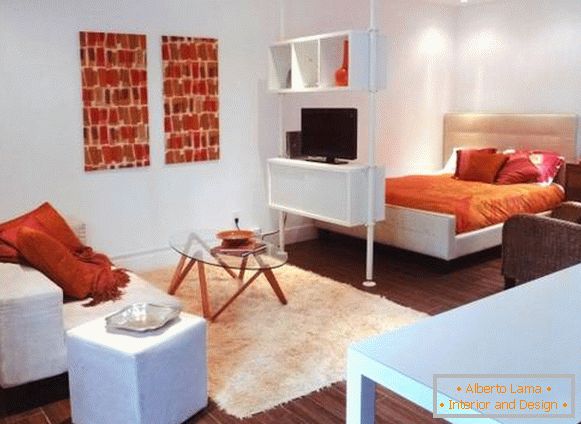 Studio apartman u minimalističkom stilu