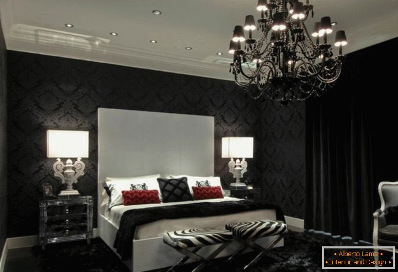 crno-prekrasna-gothic-spavaća soba-ideje
