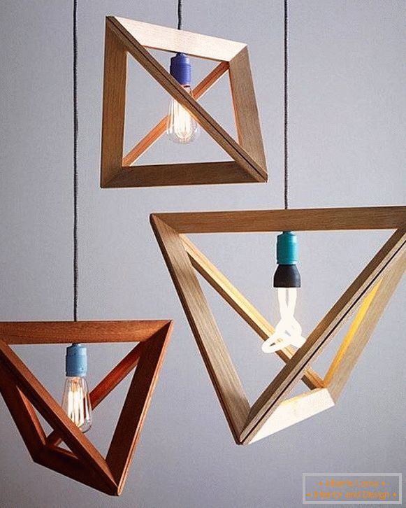 Svjetiljke s geometrijskim oblicima