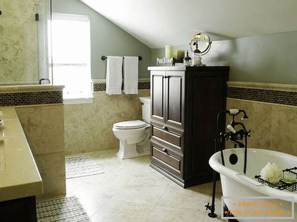 kupaonica u dizajnu privatne kuće, fotografija 12
