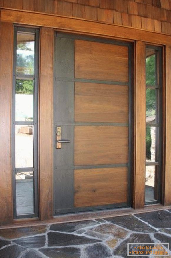 drvena ulazna vrata za privatnu kuću, slika 10