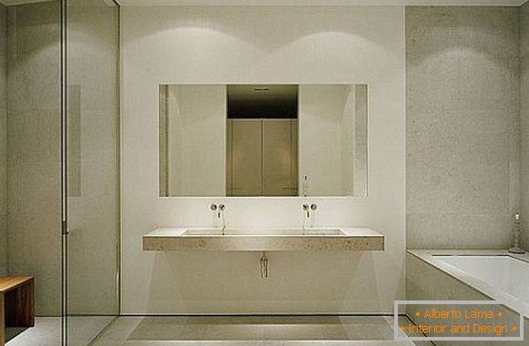 Minimalistički dizajn kupaonice