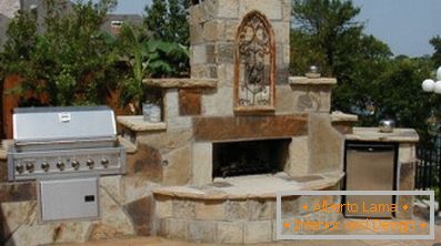 Vrste uličnih kamina i svojstava polaganja (41 fotografije)