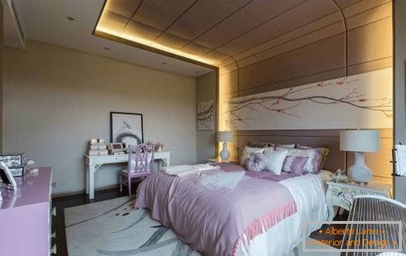 Dizajn spavaće sobe u kineskom stilu