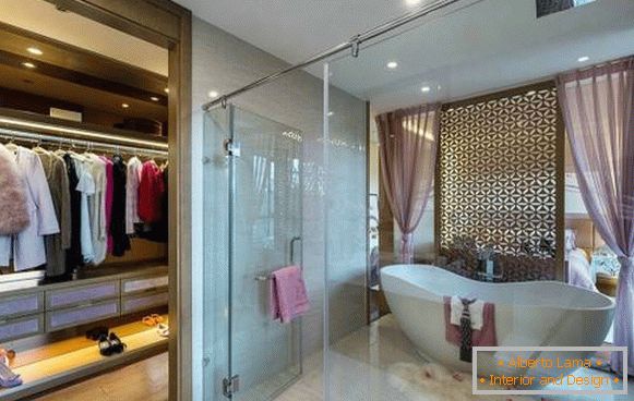 Privatna kuća - dizajn kupaonice i garderoba