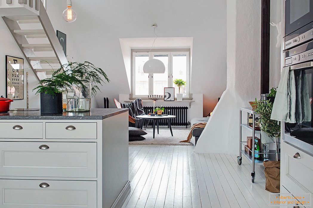 Interijer male kuće u skandinavskom stilu