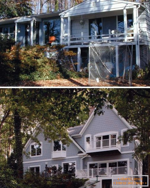 Kako napraviti drugi kat u privatnoj kući - fotografije prije i poslije